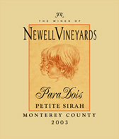 Newell Vineyards Petite Sirah